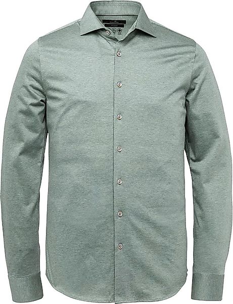 Vanguard Hemd Pique Melange Grün - Größe XXL günstig online kaufen