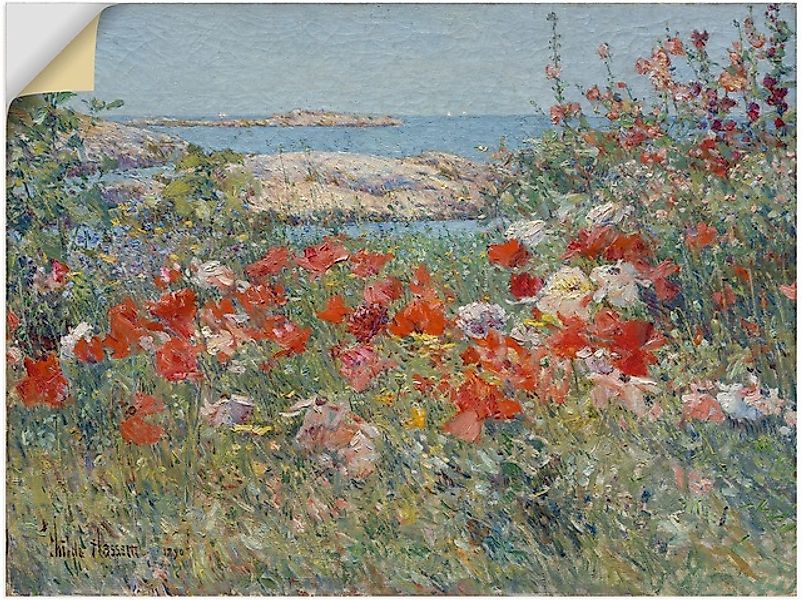 Artland Wandbild »Celia Thaxters Garten 1890.«, Blumenwiese, (1 St.), als L günstig online kaufen