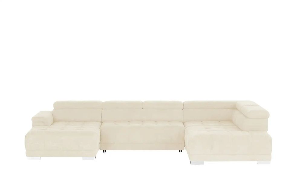 switch Wohnlandschaft aus Mikrofaser Campo ¦ weiß ¦ Maße (cm): B: 374 H: 10 günstig online kaufen