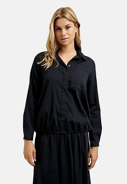 Milano Italy Hemdbluse BLOUSE W COLLAR AND NAVY günstig online kaufen