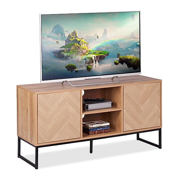 relaxdays TV-Board TV Lowboard Retro-Design günstig online kaufen