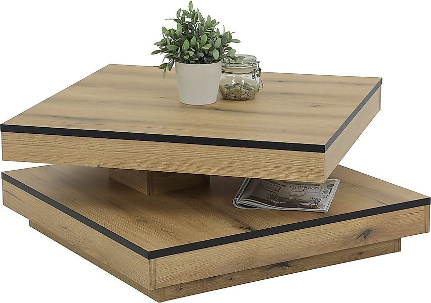 Home affaire Couchtisch BEN, mit drehbarer Platte günstig online kaufen