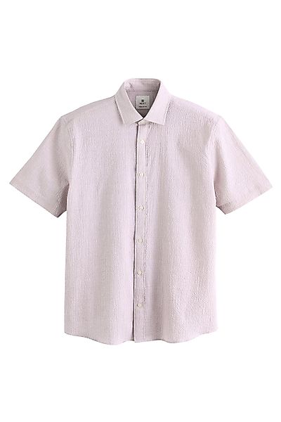 Next Kurzarmhemd Kurzärmliges Seersucker-Hemd (1-tlg) günstig online kaufen