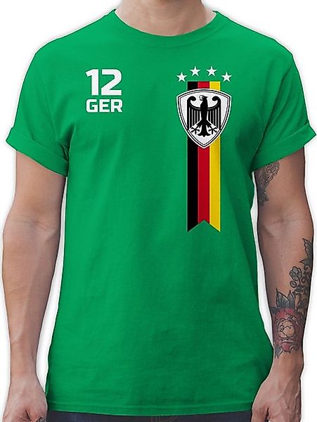 Shirtracer T-Shirt WM Fan Deutschland 2024 Fussball EM Fanartikel günstig online kaufen