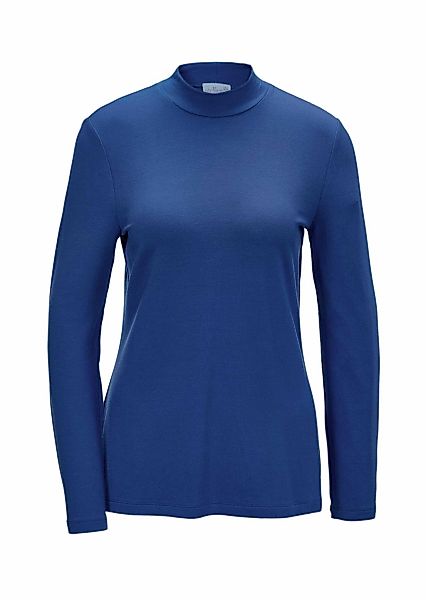 GOLDNER Longpullover "Stehkragenshirt mit Langarm" Ohne günstig online kaufen