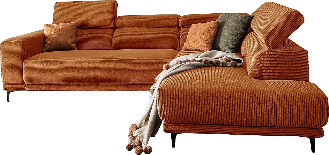 alina Ecksofa Hikari, wahlweise mit Sitzvorzug, günstig online kaufen