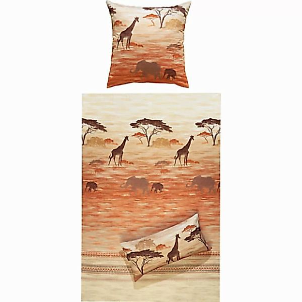 Erwin Müller Bettwäsche Bettwäsche, Mako-Satin, Tiermotiv günstig online kaufen