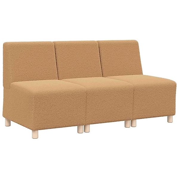 vidaXL Modulares Sofa ohne Armlehnen 3 Stk Beige 55 x 74 x 82 cm 3399831 günstig online kaufen