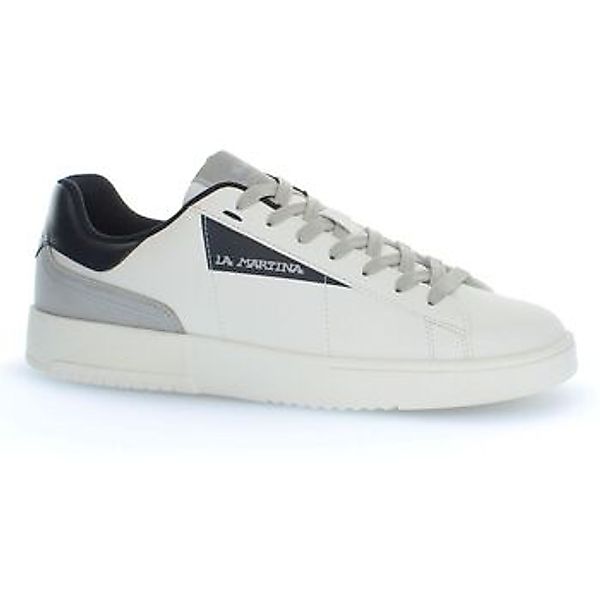 La Martina  Sneaker 001.A00.A2 CALF-BIANCO/BLUE günstig online kaufen