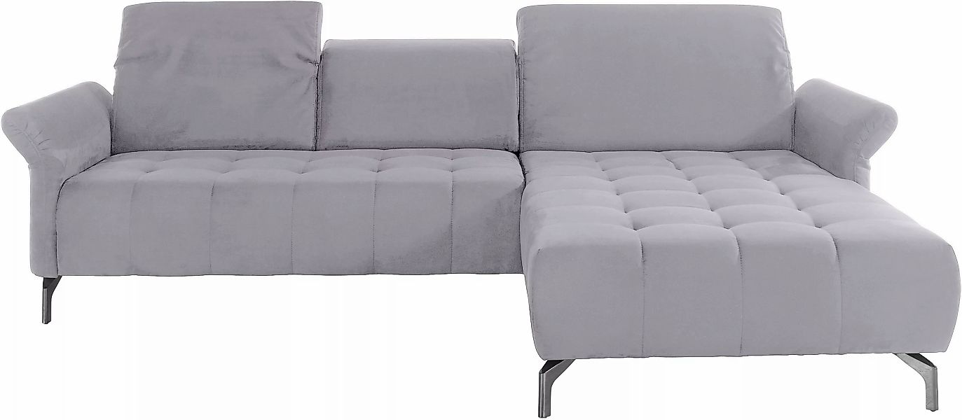 INOSIGN Ecksofa »Fresh L-Form«, Federkern, wahlweise Kopfteilverstellung un günstig online kaufen