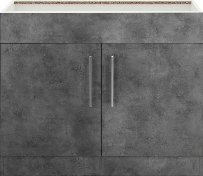 wiho Küchen Spülenschrank "Cali" 100 cm breit, ohne Arbeitsplatte günstig online kaufen