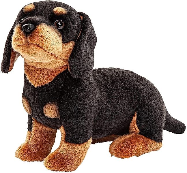Uni-Toys Kuscheltier Dackel - mit/ohne Leine - 27 cm (Länge) - Plüsch-Hund günstig online kaufen