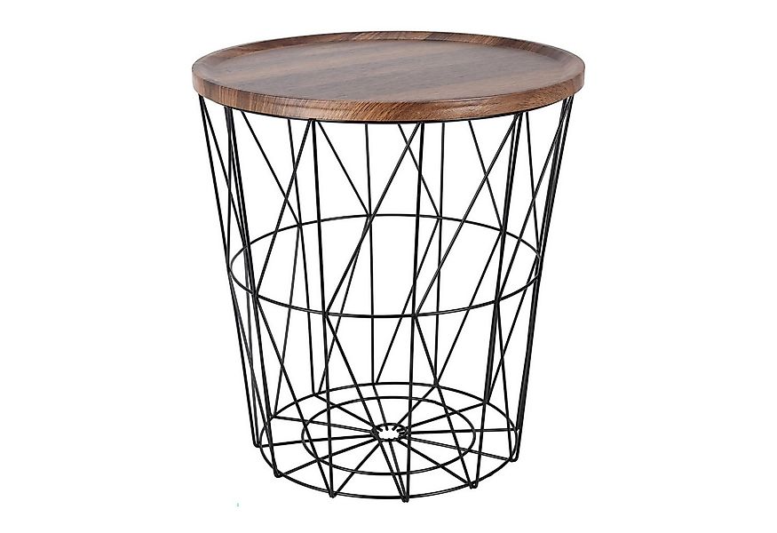 Spetebo Beistelltisch Metall Gitterkorb Beistelltisch (Anzahl, 1-St., Stück günstig online kaufen