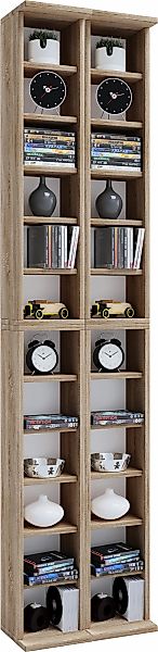 VCM Media-Regal "Holz CD DVD Stand Regal Schrank Ständer Almera" 1 Stk. tlg günstig online kaufen