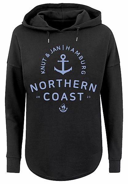 F4NT4STIC Kapuzenpullover "Nordsee Knut & Jan Hamburg", Print günstig online kaufen