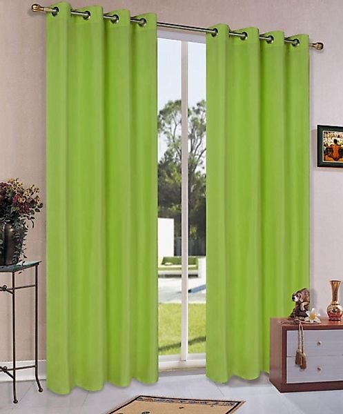 Gardinenbox Gardine (1 St), Schlaufen, blickdicht, Microfaser, Mikrofaser V günstig online kaufen