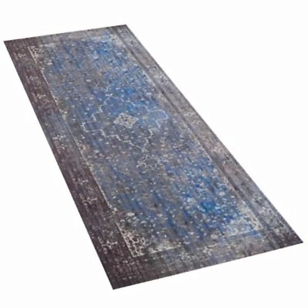 Pergamon Küchenläufer Teppich Trendy Orient Vintage Teppichläufer blau/grau günstig online kaufen