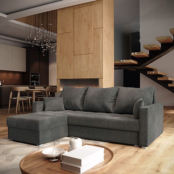 Masseno Ecksofa NIDA mit Schlaffunktion L-Form, günstig online kaufen