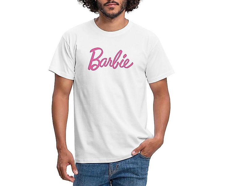 Spreadshirt T-Shirt Barbie Klassisches Logo Männer T-Shirt (1-tlg) günstig online kaufen