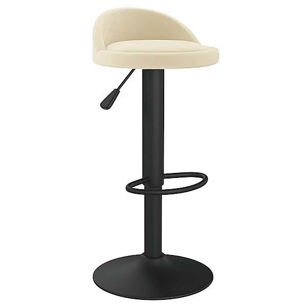 vidaXL Barhocker Barhocker Creme Samt (1 günstig online kaufen