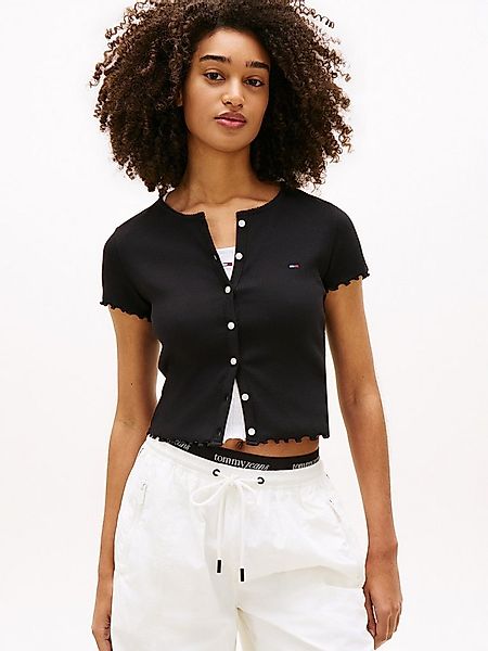 Tommy Jeans Kurzarmshirt TJW SS RIB TOP IM mit gerippter Struktur günstig online kaufen
