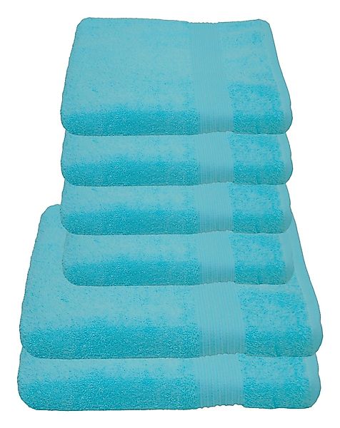 Julie Julsen Handtücher 6-Handtücher-Babyblau, Baumwolle (6-St) günstig online kaufen