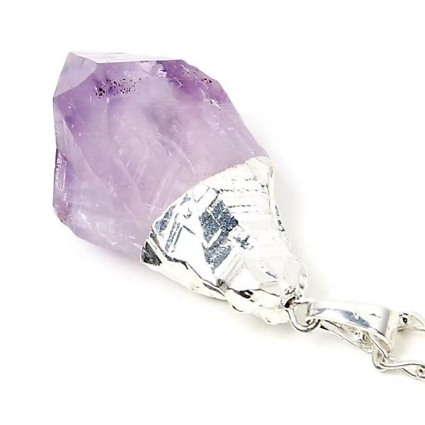 Versilberte Amethyst Halskette Von Crystal And Sage günstig online kaufen