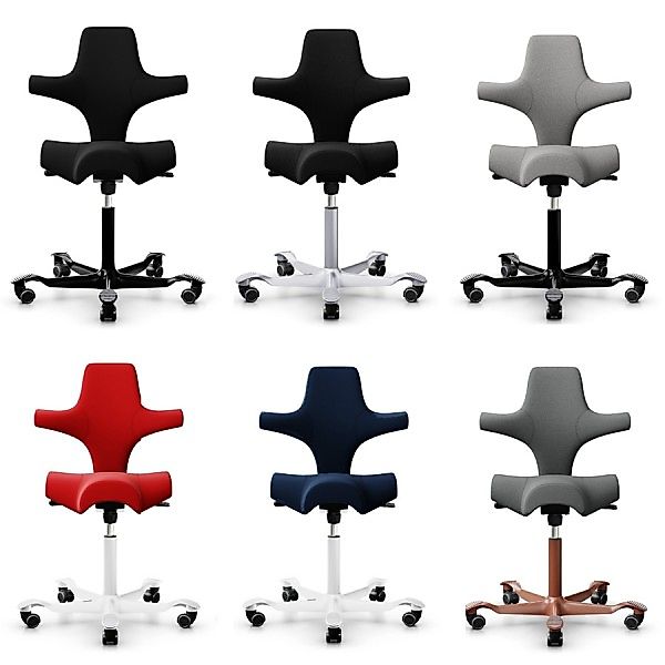 HAG CAPISCO 8106 | Niedrige Gasfeder 150 mm | Stoff Xtreme schwarz | Gestel günstig online kaufen