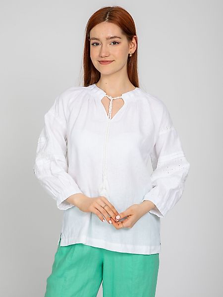 VICCI Germany Langarmbluse aus Leinen mit günstig online kaufen
