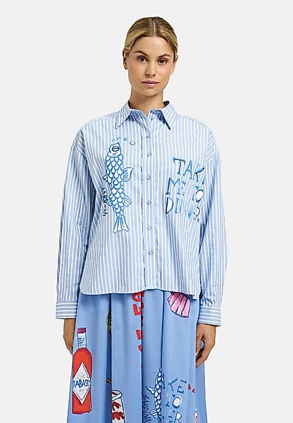 Milano Italy Langarmbluse mit Baumwolle günstig online kaufen