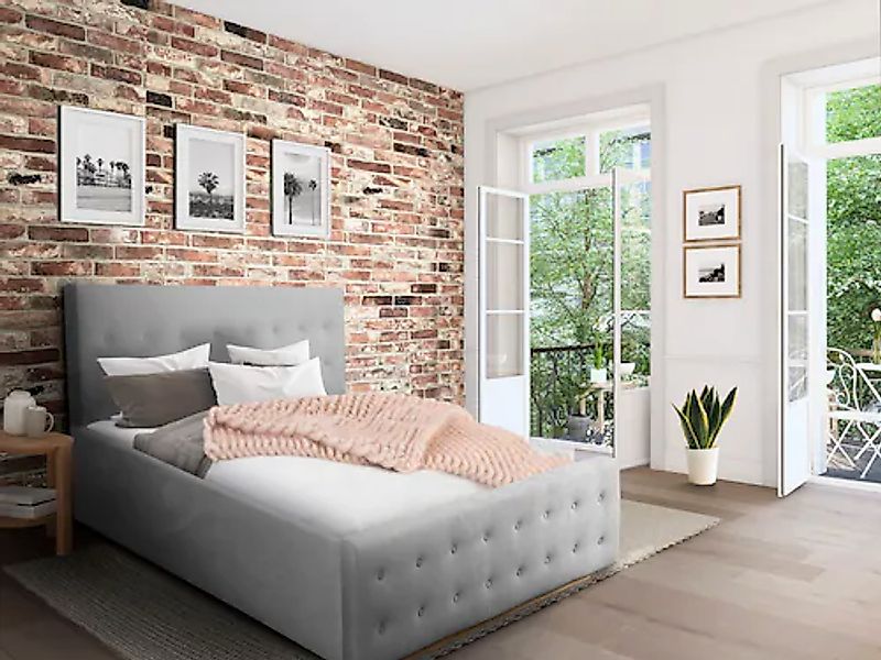 Home affaire Polsterbett "Vaine" in 5 Breiten, auch in Länge 220 cm, incl. günstig online kaufen