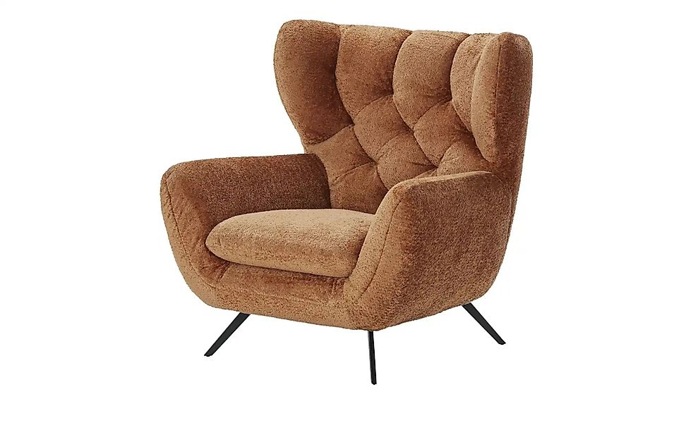 Jette Home Hochlehnsessel  Caldara ¦ kupfer ¦ Maße (cm): B: 100 H: 106 T: 9 günstig online kaufen