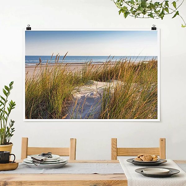 Poster Stranddüne am Meer günstig online kaufen