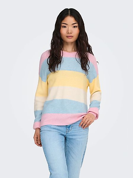 ONLY Strickpullover "ONLATIA L/S STRIPE PULLOVER KNT NOOS" günstig online kaufen