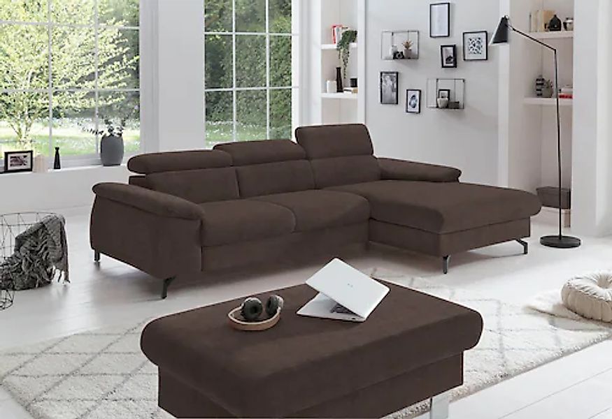 COTTA Polstergarnitur »Komaris L-Form«, (Set), Set bestehend aus: Ecksofa m günstig online kaufen