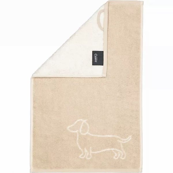 Cawö Handtücher We love Dogs Companion 6248 - Farbe: Natur-Beige - 33 - Gäs günstig online kaufen