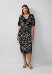 s.Oliver Midikleid Kleid Satinkleid in Wickeloptik günstig online kaufen