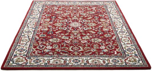 THEKO Wollteppich "Royal Orient Isfahan" rechteckig 14 mm Höhe handgetuftet günstig online kaufen