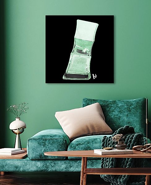 Bruno Banani Acrylglasbild "Flakon Parfum Bruno Banani - Acrylbilder mit Bl günstig online kaufen