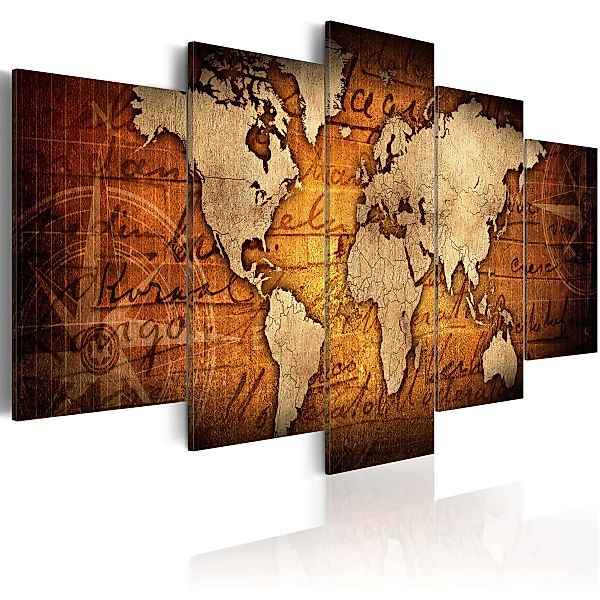 Wandbild - Amber Map günstig online kaufen