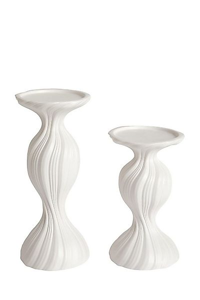 Next Kerzenhalter Kerzenständer in Faltenoptik, 2er-Set günstig online kaufen