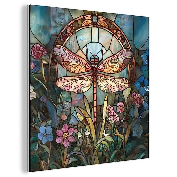 MuchoWow Metallbild Libelle - Mosaik - günstig online kaufen