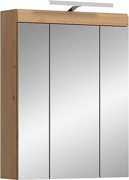 INOSIGN Spiegelschrank SIENA, Breite 60cm, inkl. Beleuchtung, 3 Spiegeltüre günstig online kaufen