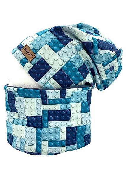 nadycat Beanie BAUSTEINE (2-St., Beanie mit passendem Loop) handgefertigt a günstig online kaufen