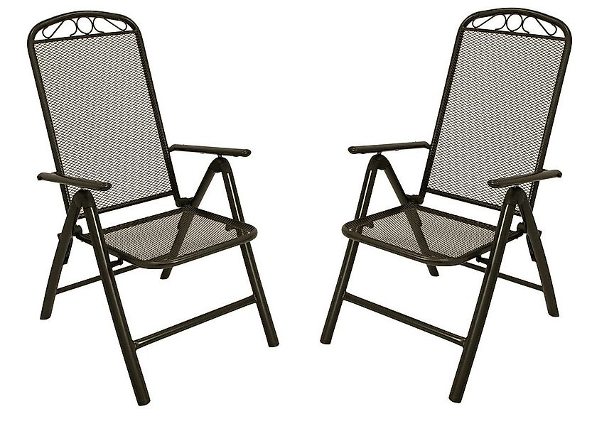 DEGAMO Gartensessel CLASSIC (2-St), klappbar, Rückenteil 5-fach verstellbar günstig online kaufen