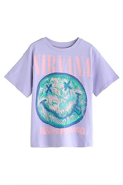 Next Print-Shirt Offizielles Band-T-Shirt Nirvana 100 % Baumwolle (1-tlg) günstig online kaufen