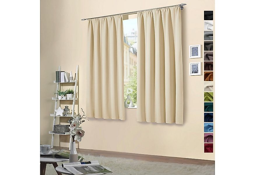 heimtexland Verdunkelungsvorhang Verdunklungsgardinen Thermo Vorhänge blick günstig online kaufen