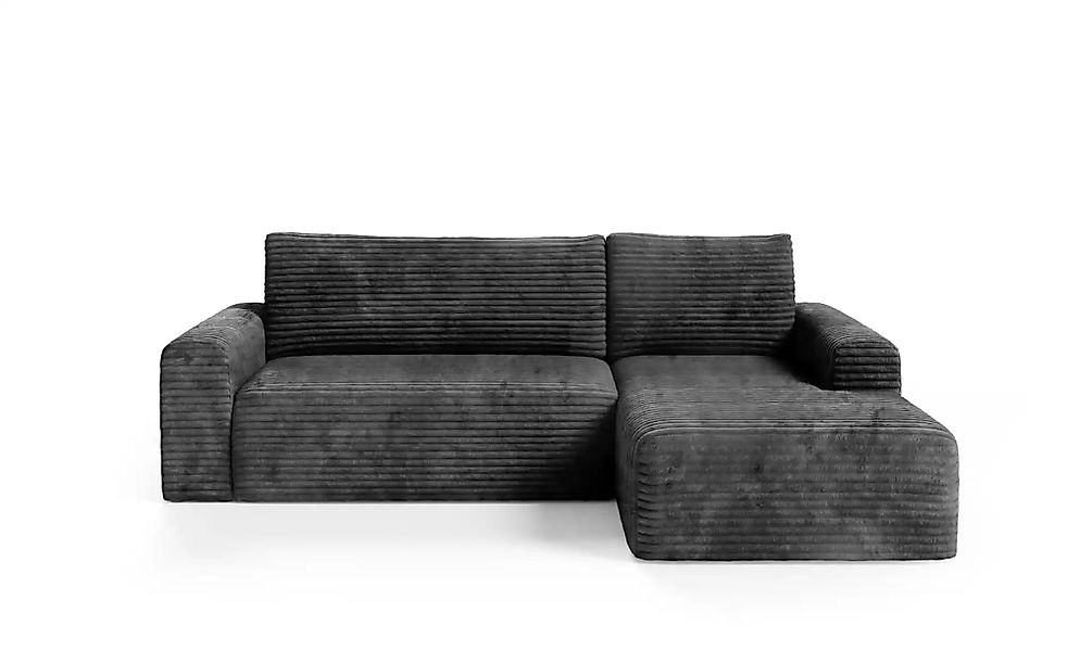 Ecksofa mit Schlaffunktion Sontii ¦ schwarz ¦ Maße (cm): B: 268 H: 92 Polst günstig online kaufen