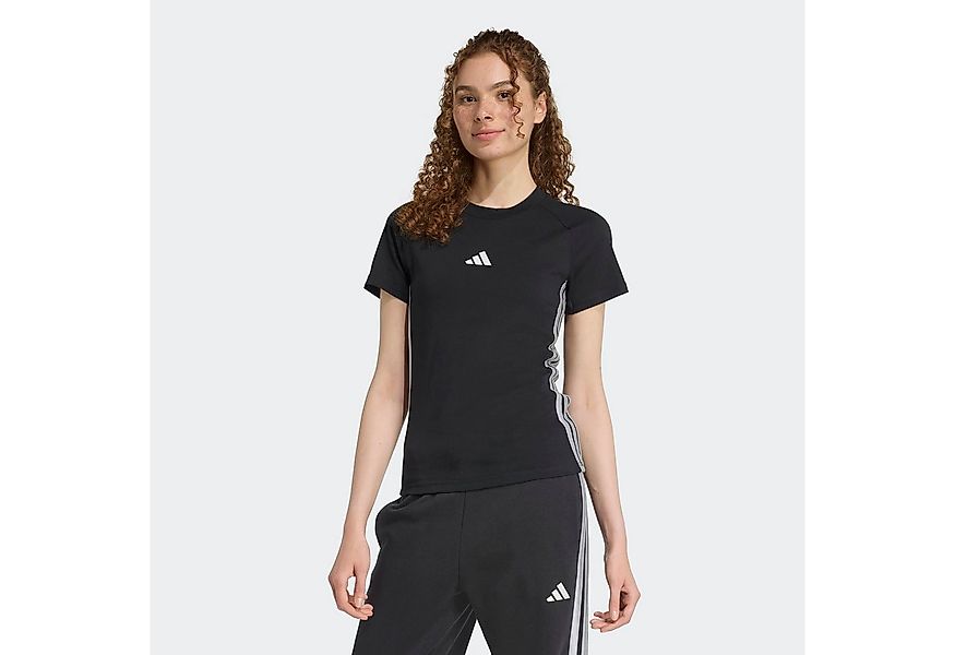 adidas Sportswear T-Shirt HOLIDAY 3-STREIFEN SCHMAL GESCHNITTENES schmal ge günstig online kaufen