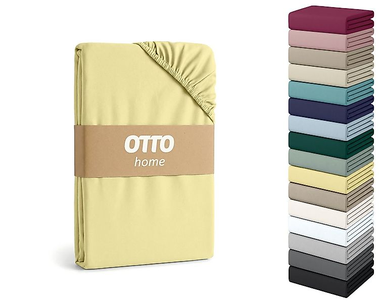 OTTO home Spannbettlaken Cremona in BASIC und PREMIUM Qualität, Baumwolle m günstig online kaufen